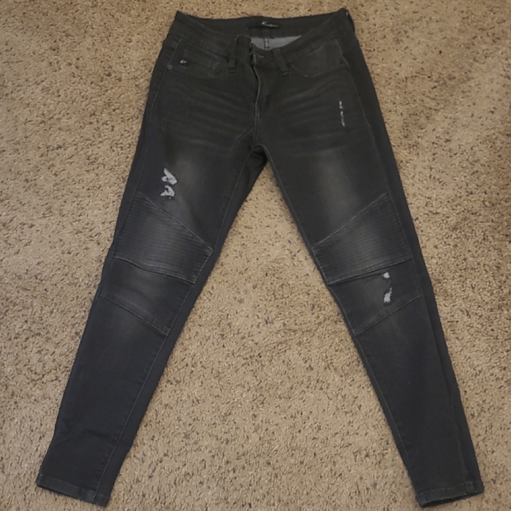 KanCan Black Distressed Jeans
